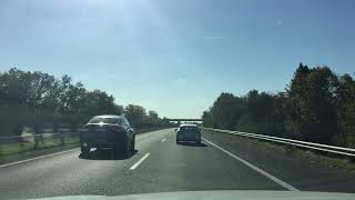 Getting cut off on M7 southbound Martonvásár - Pákozd. Driving Hungary 2021 Fall