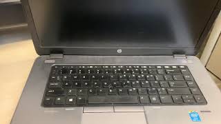 HP Elitebook 850 flashing keyboard not turn on