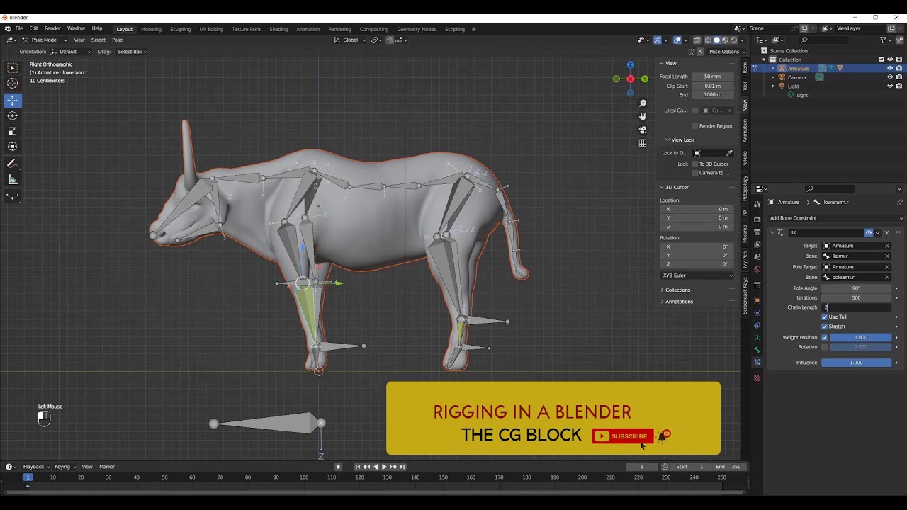 Rigging In A Blender Youtube