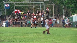 2019/20 NTFL Play of the Round - Round 5 - Cyril ‘Junior Boy’ Rioli  (Tiwi Bombers FC)