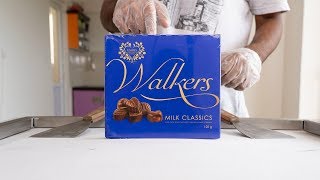 WALKERS MILK ICE CREAM ROLLS - SATISFYING ASMR