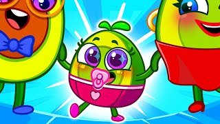 Baby Avocado First Steps 🥑 Funny Kids Stories by Pit and Penny