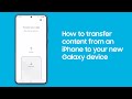 Smart Switch: How to transfer content from an iPhone to your new Galaxy device