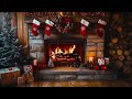 cozy fireplace 3 hrs 🔥 crackling fire atmosphere with burning logs no music