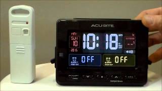 AcuRite 13022 Atomic Dual Alarm