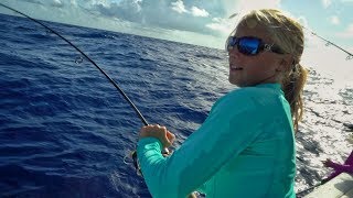 These Girls Can Fish - Super Colorful Fish and a Mystery Fish