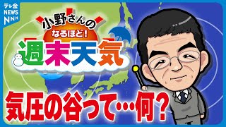 【解説】気圧の谷って…何？　知ってるようで知らない気象用語を小野さんがなるほど解説！