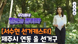 [서수현 선거캐스터] 제주시 연동 을 선거구 / JIBS / 제주 / 2022.04.22