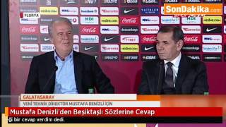 Mustafa Denizli’den “Beşiktaşlı“ Sözlerine Cevap.mp4