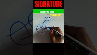 S letter se signature ideas||SHAURYA name signature #signature #comments your name