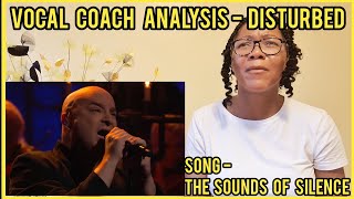 SOUNDS OF SILENCE | DISTURBED Vocal Coach Analysis - DUMBFOUNDED!  #disturbed #vocalcoach #reaction
