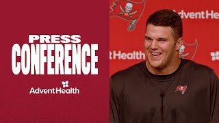 Graham Barton on First Practice: 'Graduation is Overrated’ | Press Conference | Tampa Bay Buccaneers