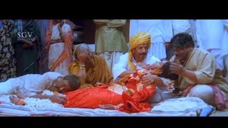Dr. Vishnuvardhan's Son Kills His Mother Shruthi | Veerappa Nayaka Kannada Movie Scene