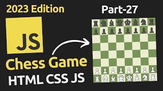 Create Chess with HTML, CSS & Javascript | Part-27 | Javascript Project Hindi Tutorial #javascript