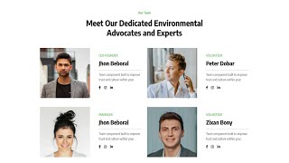 Team Details with HTML CSS Responsive | HTML CSS Team Details Responsive @raselcoder