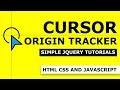 Cursor Origin Tracker X And Y Axis - Javascript onmousemove Event Effect