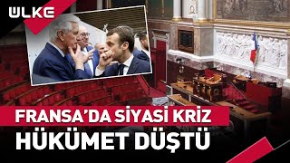 Fransa'da Siyasi Kriz! Hükümet Düştü #haber