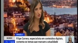 Entrevista a Filipe Carrera na RTP3 21JUL2016