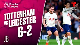 Highlights & Goals: Tottenham vs. Leicester City 6-2 | Premier League | Telemundo Deportes