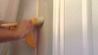 Painting Tip- Cutting In - fastest, easiest way. No mess, no tape! ceilings, corners, moldings