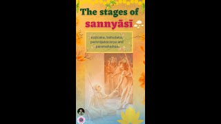 Stages of Sannyas | Prabhupāda Vāṇī #shorts