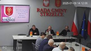 Gmina Strzelce –XII nadzwyczajna Sesja IX kadencji Rady Gminy Strzelce powiat kutnowski 09.01.2025r.