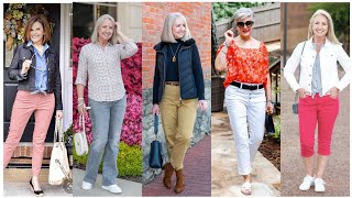 Pinterest Inspired Outfits for Women over 40 + 50 | latest outfits style for women