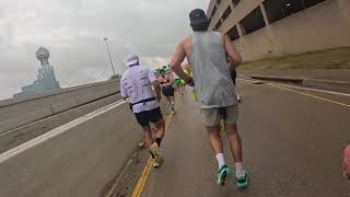 Mile 24 BMW Dallas Marathon - pace 10:15 - December 2024