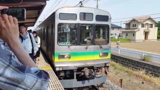 秩父鉄道7500系 7503Ｆ ひろせ野鳥の森発車