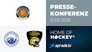 21.02.2025 - Pressekonferenz - SC Riessersee vs. onesto Tigers Bayreuth