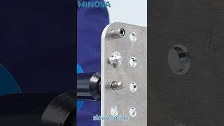 MINOVA Rivet Tool.( 1/4” (6.4 mm) Various Types of Rivets Slow Motion )#rivet #relaxing #minovatool