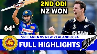 Sri Lanka Vs New Zealand 2nd ODI Full Highlights 2025 | SL VS NZ