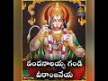 vandanalaya gandi veeranjaneya