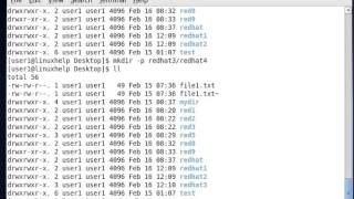 How to create a directory using mkdir command?