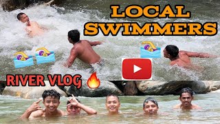 Chota Rangeet Khola  ma kasto Achamma🔥le pawri khelay ko hamro gown ko 🏊 local  swimmers haru🔥|DGOTV