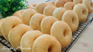 YOU WILL NOT BE DISAPPOINTED WITH THIS RECIPE, FROM 500 GR OF WHEAT FLOUR TO 24 SUPER SOFT DONUTS