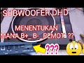 HOW TO INSTALL DHD SUBWOOFER UNDER THE SEAT / DETERMINE WHERE B+ B- AND REMOTE