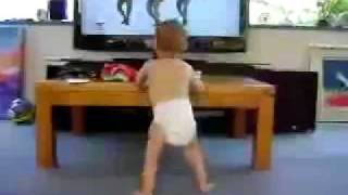 Baby Dancing to Beyonce- Single Ladies