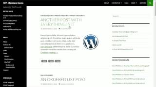 WP-Members Basic Initial Configuration and Setup