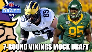 7-Round Minnesota Vikings Mock Draft: Trade UP Without Giving Up 2025 First Rounder