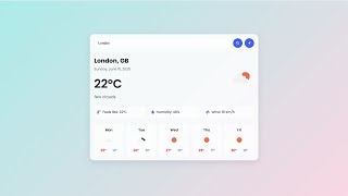 🚀 Build a Real-Time Weather App with JavaScript | OpenWeatherMap API + 5-Day Forecast