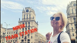 MINSK TRAIN STATION / LUGGAGE STORAGE/ SIM CARD SERVICE/ SOVIET CAFE / CURRENCY EXCHANGE