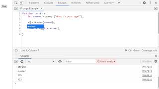 JavaScript Prompt Function