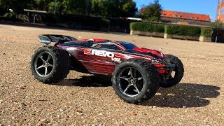 Traxxas Mini E-Revo VXL 1/16 Brushless Tarmac Test: 2S LiPo vs 2x2S Parallel LiPo!