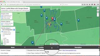 Leaflet Maps with Google Sheets - features