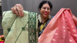 New Year 2025 Special sarees Collcetion , Sarees live #kasturipaithanilive