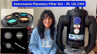 Trying out the cheapest filter set for planetary imaging - Astromania IR, UV and CH4