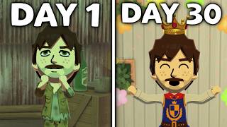 I Spent 30 Days In Tomodachi Life: Living The Dream...