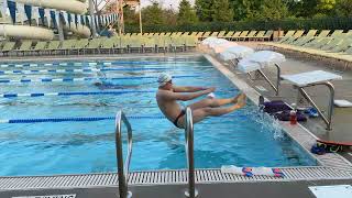 Backstroke Start Butt Bomb