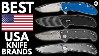 The BEST USA Made Knives? My FAVORITE American Knife Brands